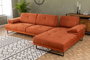Atelier Del Sofa Mustang Large Right - Naranja